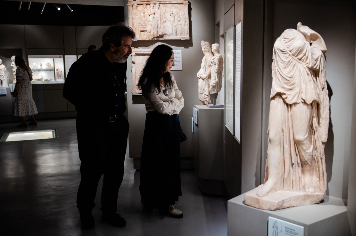 Στο «Μουσείο της Ανασκαφής». Φωτ.: STUDIO PANOULIS. Πηγή: Μουσείο Ακρόπολης.