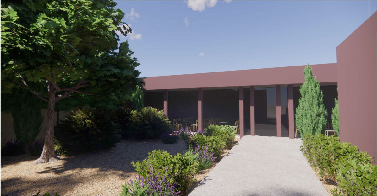 Κεραμεικός: Χώρος υποδοχής επισκεπτών. Πηγή εικόνας: ΥΠΠΟ.