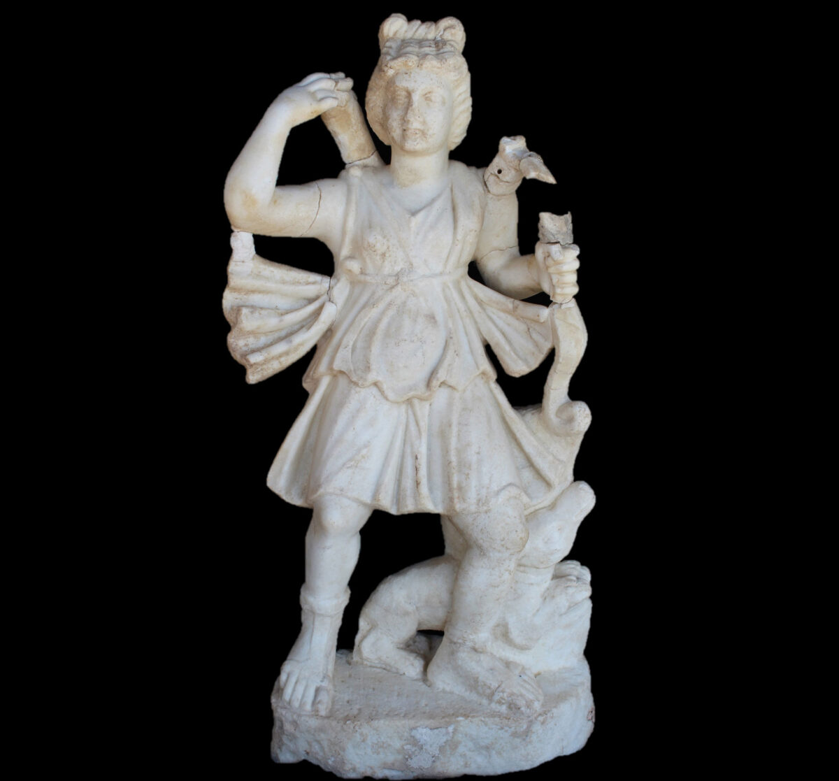 Κούριον 2024: Μαρμάρινο άγαλμα Αρτέμιδος, 4ος αι. μ.Χ. Πηγή εικόνας: Τμήμα Αρχαιοτήτων Κύπρου.