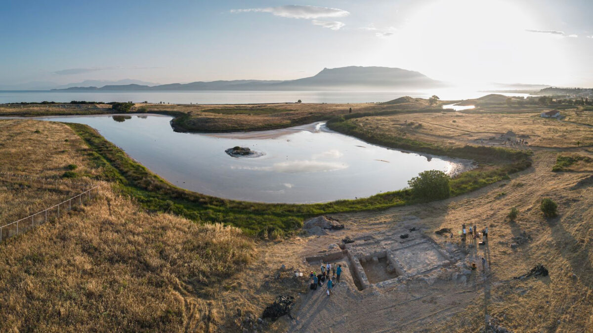 Το Αρχαίο Λιμάνι του Λεχαίου. Πηγή εικόνας: ΑΠΕ-ΜΠΕ.