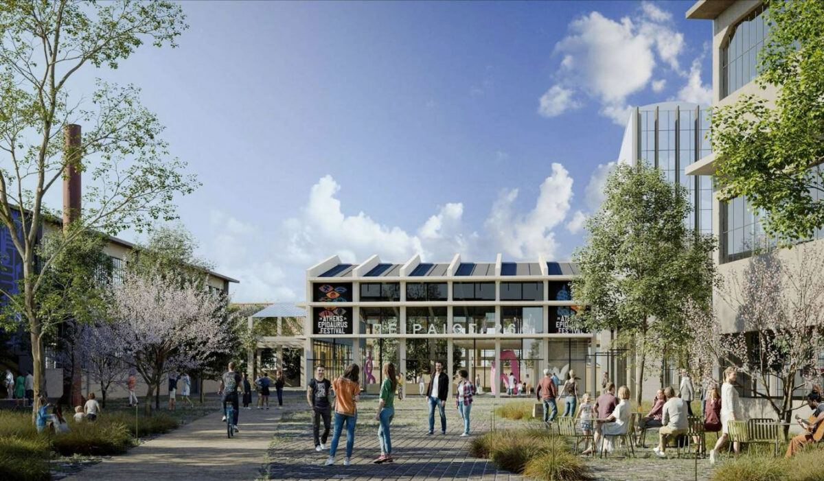 Πειραιώς 260: Φωτορεαλιστική απεικόνιση. Πηγή εικόνας: ΥΠΠΟ.