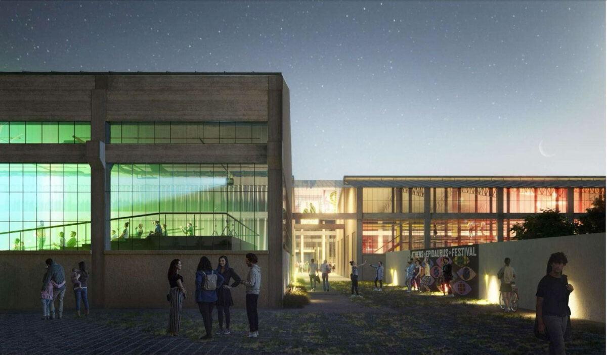 Πειραιώς 260: Φωτορεαλιστική απεικόνιση. Πηγή εικόνας: ΥΠΠΟ.