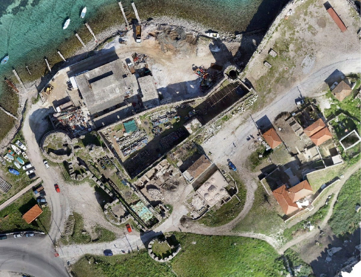 Άποψη του Κάτω Κάστρου από ψηλά. Πηγή εικόνας: ΥΠΠΟ.