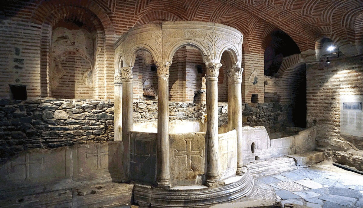 Η Κρύπτη του Ναού Αγίου Δημητρίου. Πηγή εικόνας: ΥΠΠΟ.