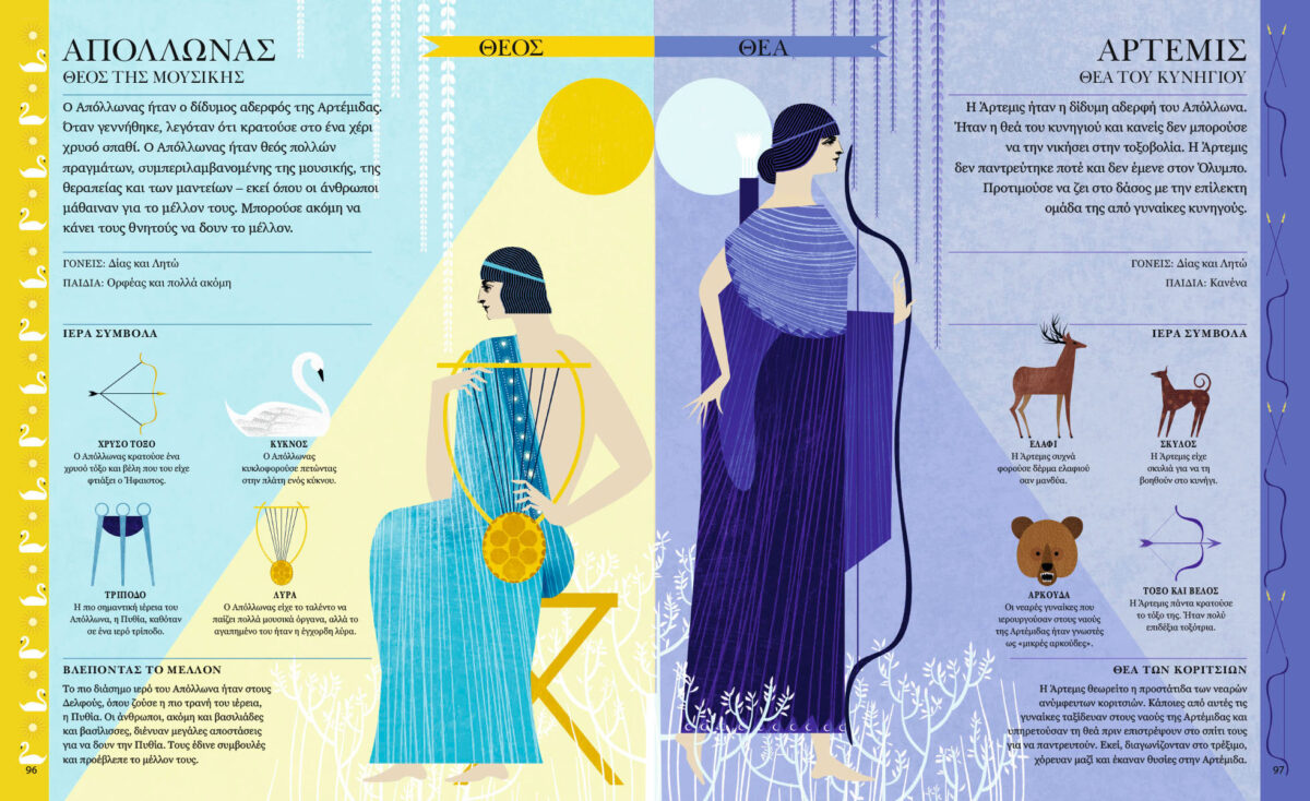 Από το βιβλίο «Ελληνικοί μύθοι – Θεοί, ήρωες και τέρατα της αρχαίας Ελλάδας».