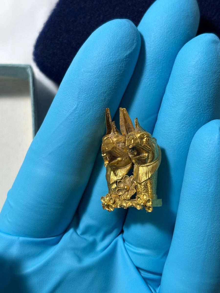 Από τις κυπριακές αρχαιότητες που επαναπατρίστηκαν από το Ηνωμένο Βασίλειο. Πηγή εικόνας: Τμήμα Αρχαιοτήτων Κύπρου.