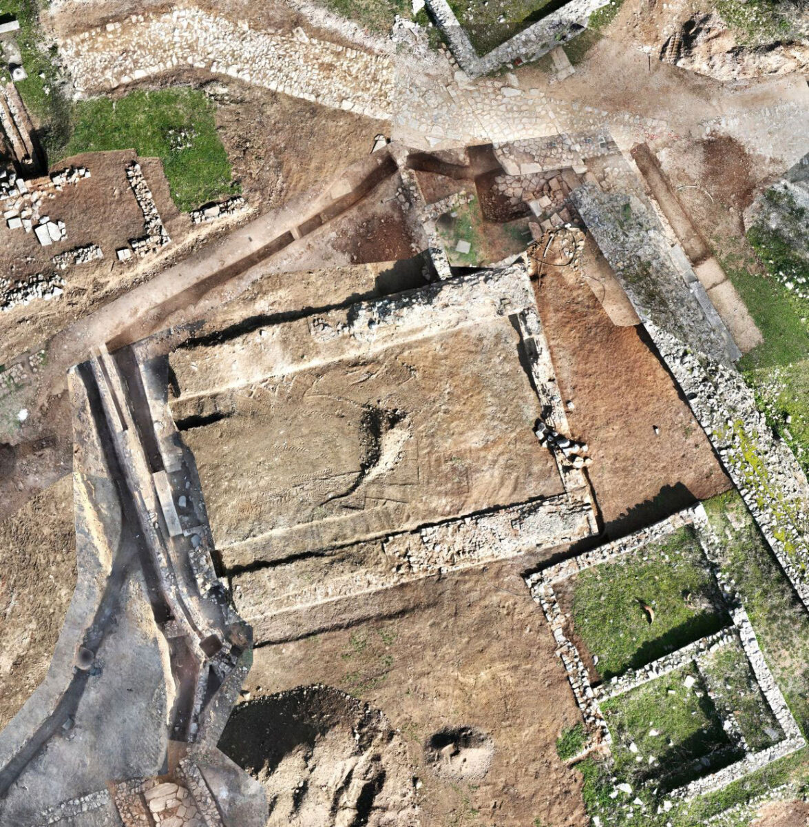 Άποψη της ανασκαφής στους Φιλίππους. Πηγή εικόνας: ΑΠΕ-ΜΠΕ.