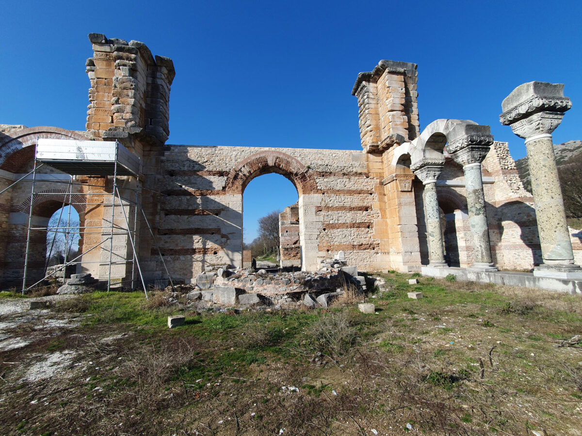 Άποψη της Βασιλικής Β' των Φιλίππων. Πηγή εικόνας: ΑΠΕ-ΜΠΕ.