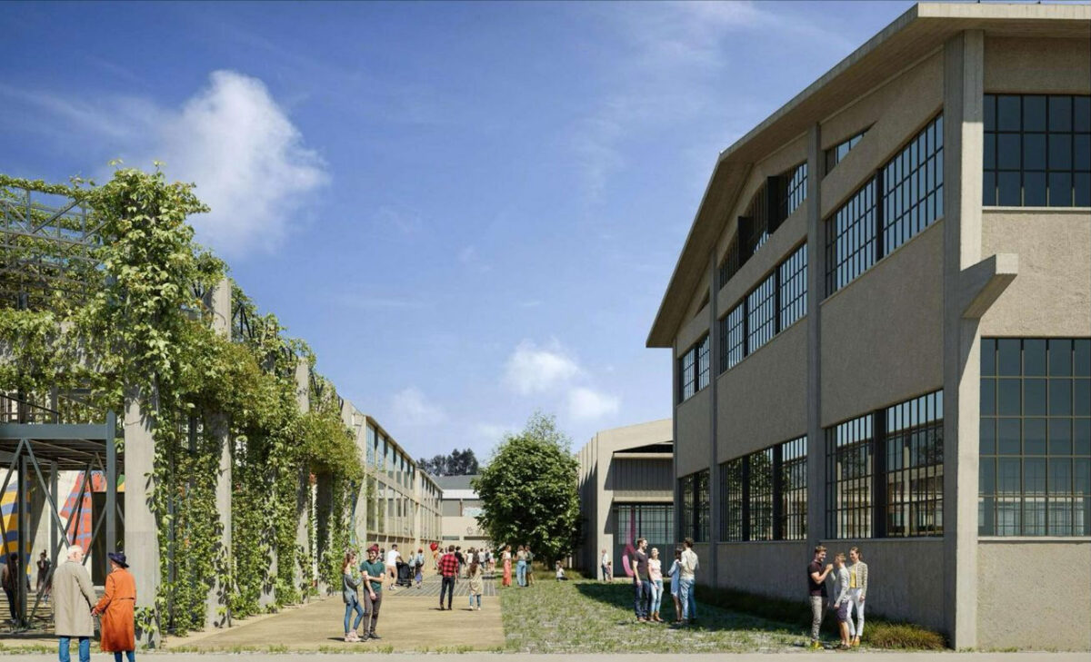 Συγκρότημα Πειραιώς 260. Φωτορεαλιστική απεικόνιση. Πηγή εικόνας: ΥΠΠΟ.