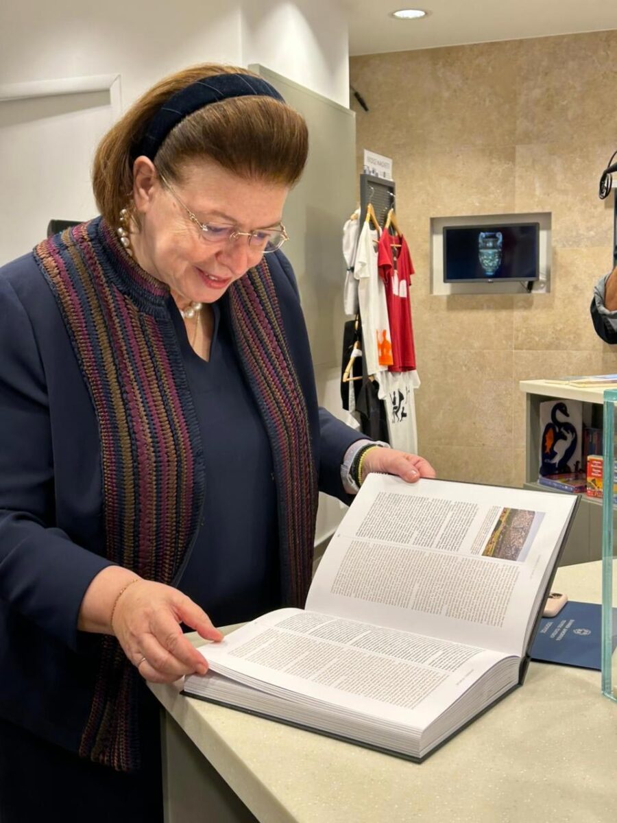 Η Υπουργός Πολιτισμού Λίνα Μενδώνη. Πηγή εικόνας: ΥΠΠΟ.
