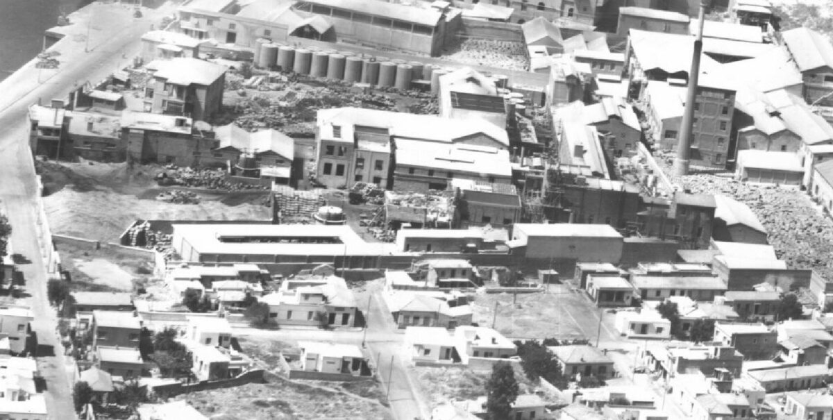 Άποψη του Ελαιουργείου το 1965. Πηγή εικόνας: ΥΠΠΟ.