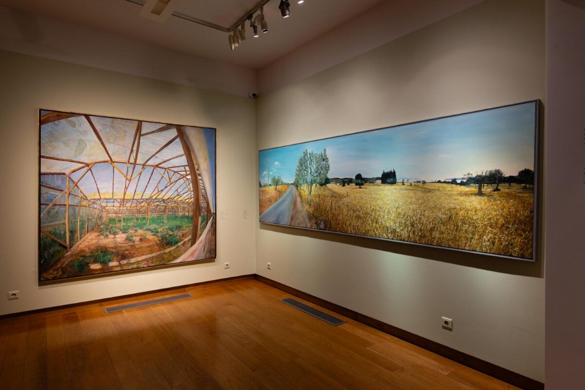 Έργα της Μαρίας Φιλοπούλου στην έκθεση «Ελευθερία». Πηγή εικόνας: Εθνική Πινακοθήκη-Μουσείο Αλεξάνδρου Σούτσου.