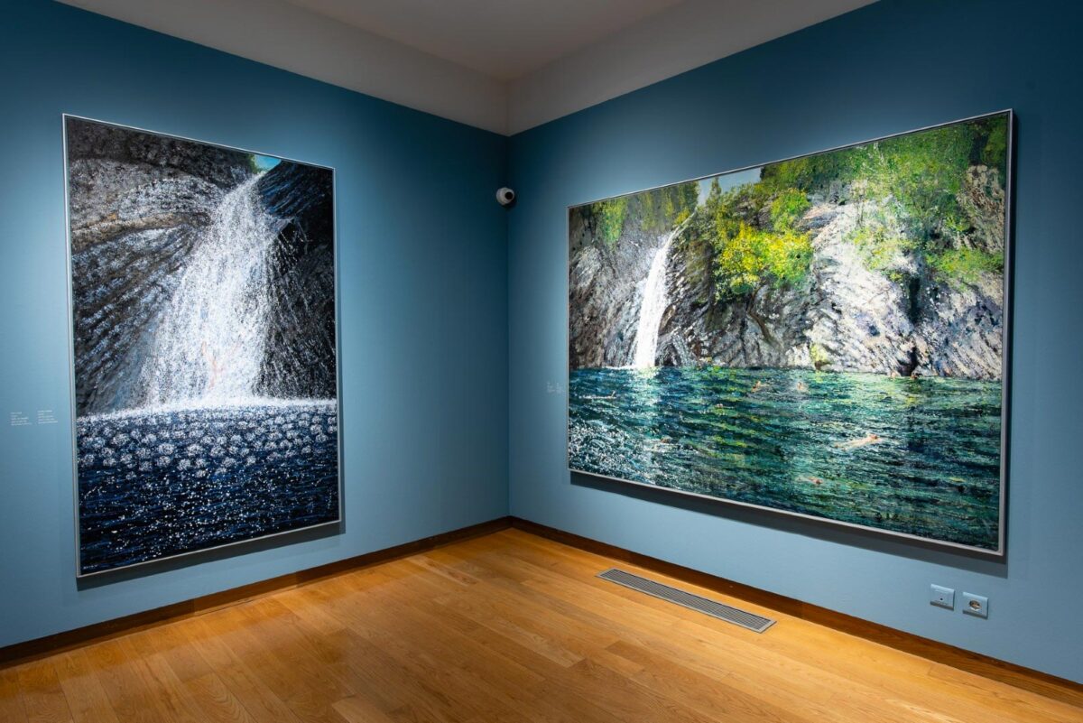 Έργα της Μαρίας Φιλοπούλου στην έκθεση «Ελευθερία». Πηγή εικόνας: Εθνική Πινακοθήκη-Μουσείο Αλεξάνδρου Σούτσου.