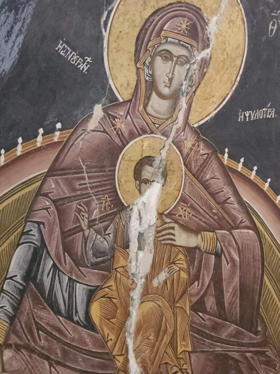 Μονή Δοχειαρίου, τράπεζα. Πηγή εικόνας: ΥΠΠΟ.