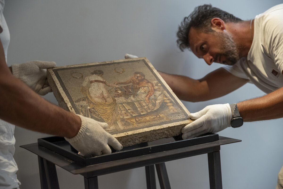 Επιστρέφει στην Πομπηία ψηφιδωτό που είχε κλέψει αξιωματικός των Ναζί