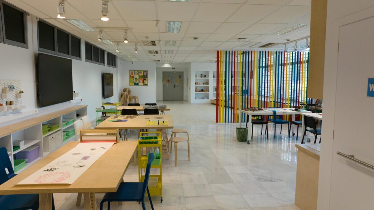 Η νέα Αίθουσα Εκπαιδευτικών Προγραμμάτων και Δημιουργικών Εργαστηρίων στο Αρχαιολογικό Μουσείο Θεσσαλονίκης.