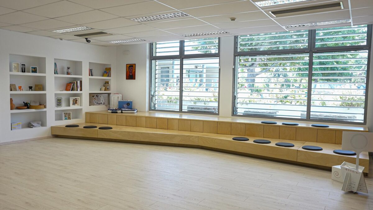 Η νέα Αίθουσα Εκπαιδευτικών Προγραμμάτων και Δημιουργικών Εργαστηρίων στο Αρχαιολογικό Μουσείο Θεσσαλονίκης.
