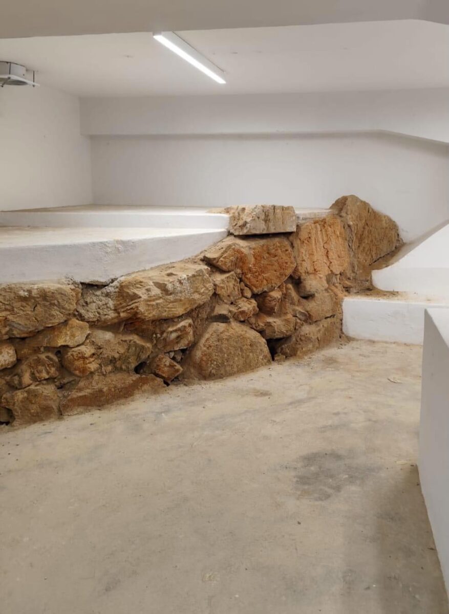 Μυκηναϊκό τείχος. Τμήμα Β. Πηγή εικόνας: ΥΠΠΟ.