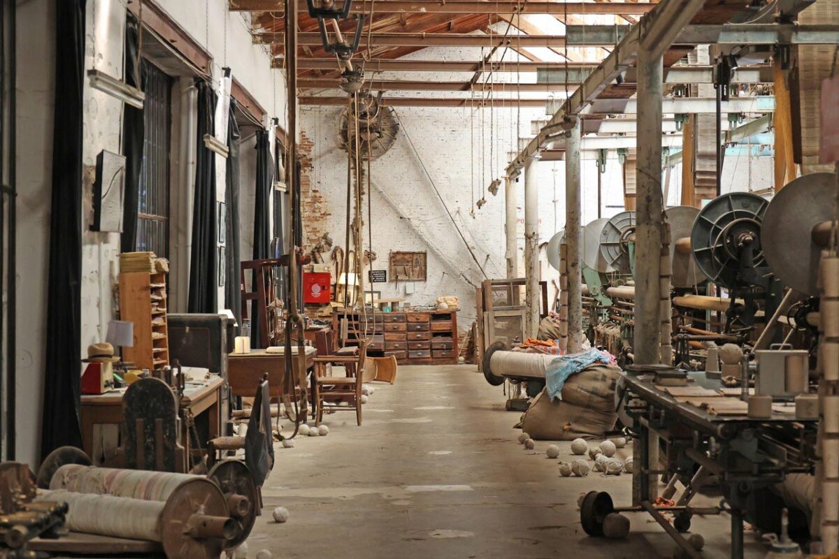 Μουσείο Κλωστοϋφαντουργίας Ερμούπολης. Φωτ.: Στέφανος Μαμίδης. © Μουσείο Κυκλαδικής Τέχνης.