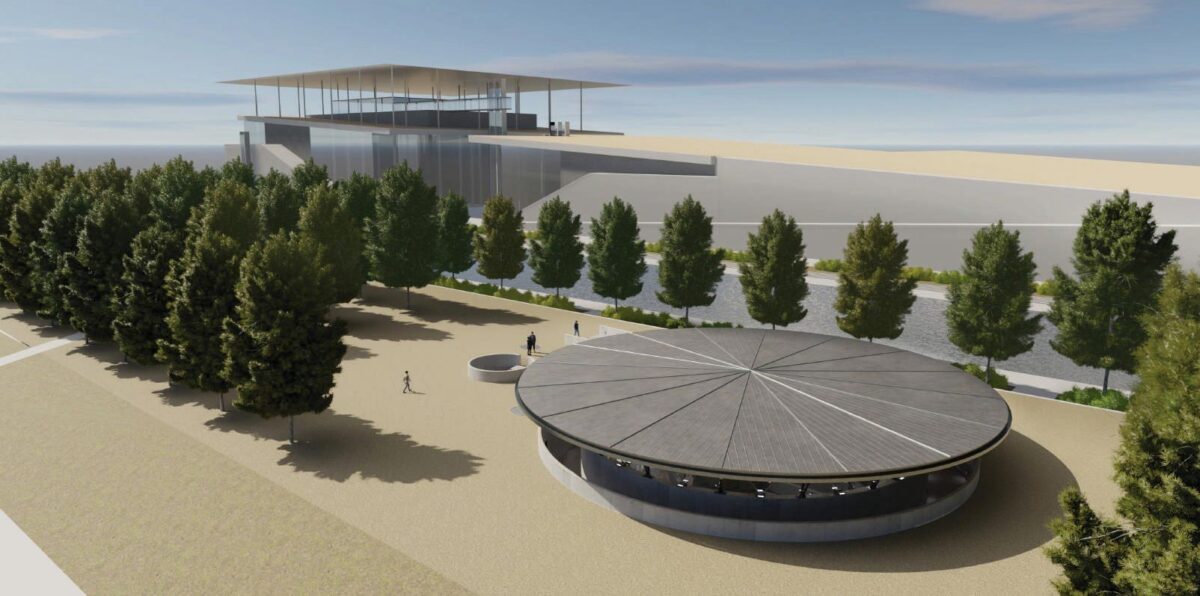 Εξωτερική άποψη προς τα νοτιοδυτικά. Πηγή εικόνας: ΥΠΠΟ.