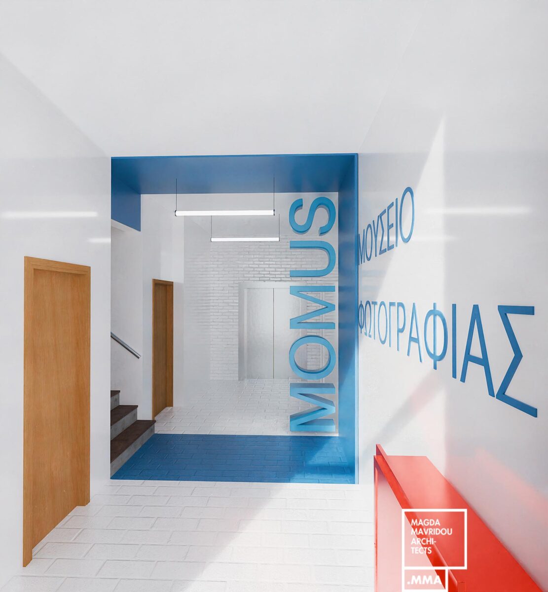 Οι εργασίες στο Μουσείο Φωτογραφίας Θεσσαλονίκης περιλαμβάνουν τον αρχιτεκτονικό ανασχεδιασμό της εισόδου, τη δημιουργία νέου πωλητηρίου/artshop, την αναβάθμιση του εκθεσιακού χώρου και τη λειτουργική ανακατανομή των χώρων εργασίας. Πηγή εικόνας: ΑΠΕ-ΜΠΕ / Magda Mavridou Architects.