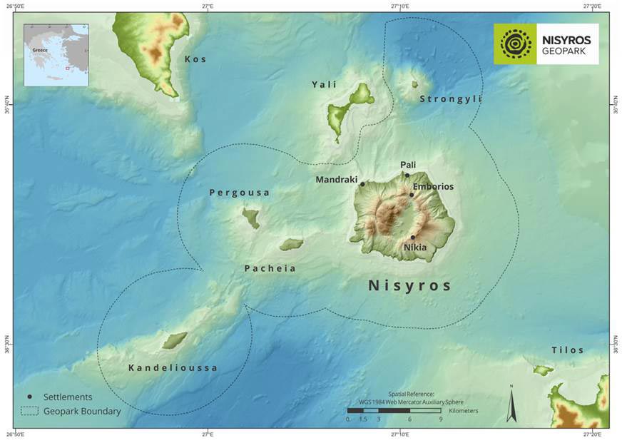 Στα Παγκόσμια Γεωπάρκα της UNESCO το Γεωπάρκο Νισύρου