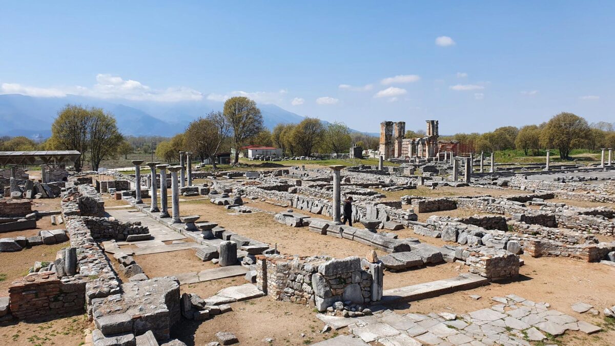 Αρχαιολογικός χώρος Φιλίππων. Πηγή εικόνας: ΑΠΕ-ΜΠΕ.