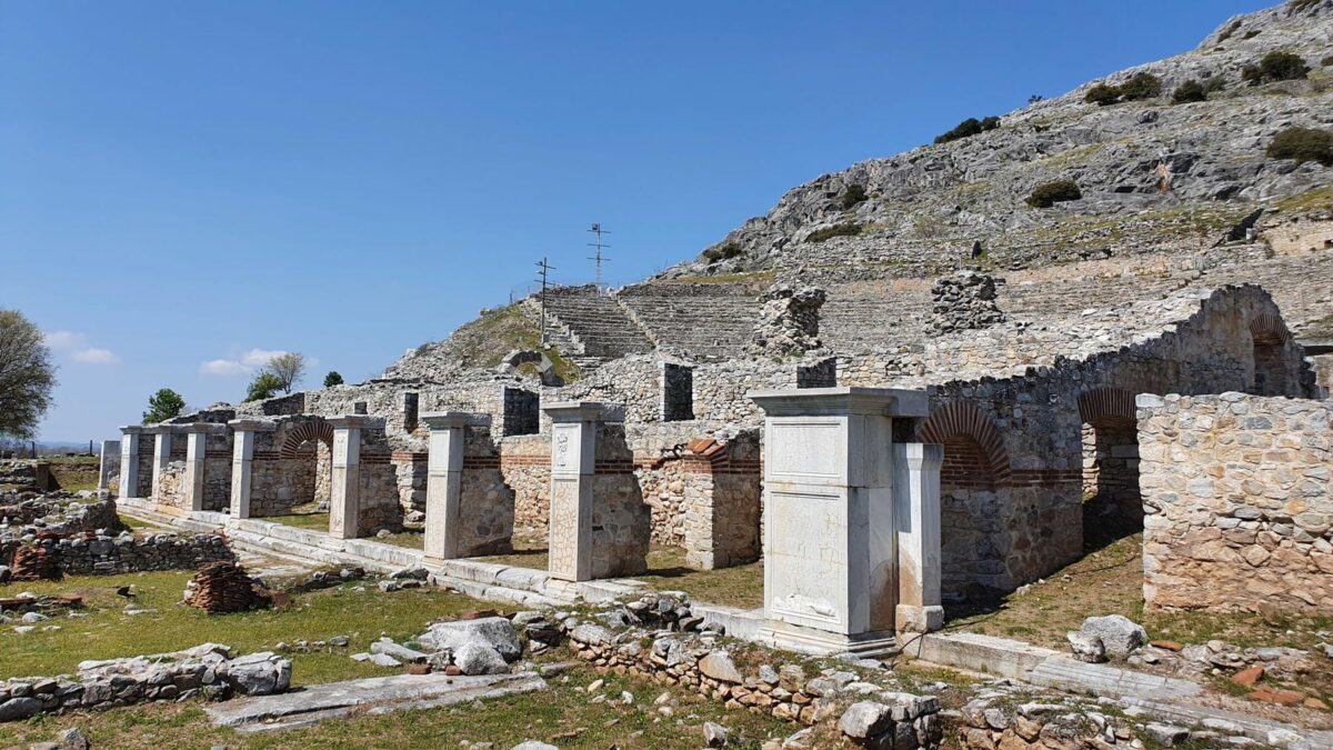 Αρχαιολογικός χώρος Φιλίππων. Πηγή εικόνας: ΑΠΕ-ΜΠΕ.
