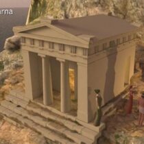 Ο δωρικός ναός της θεάς Δήμητρας στην αρχαία Φαλάσαρνα