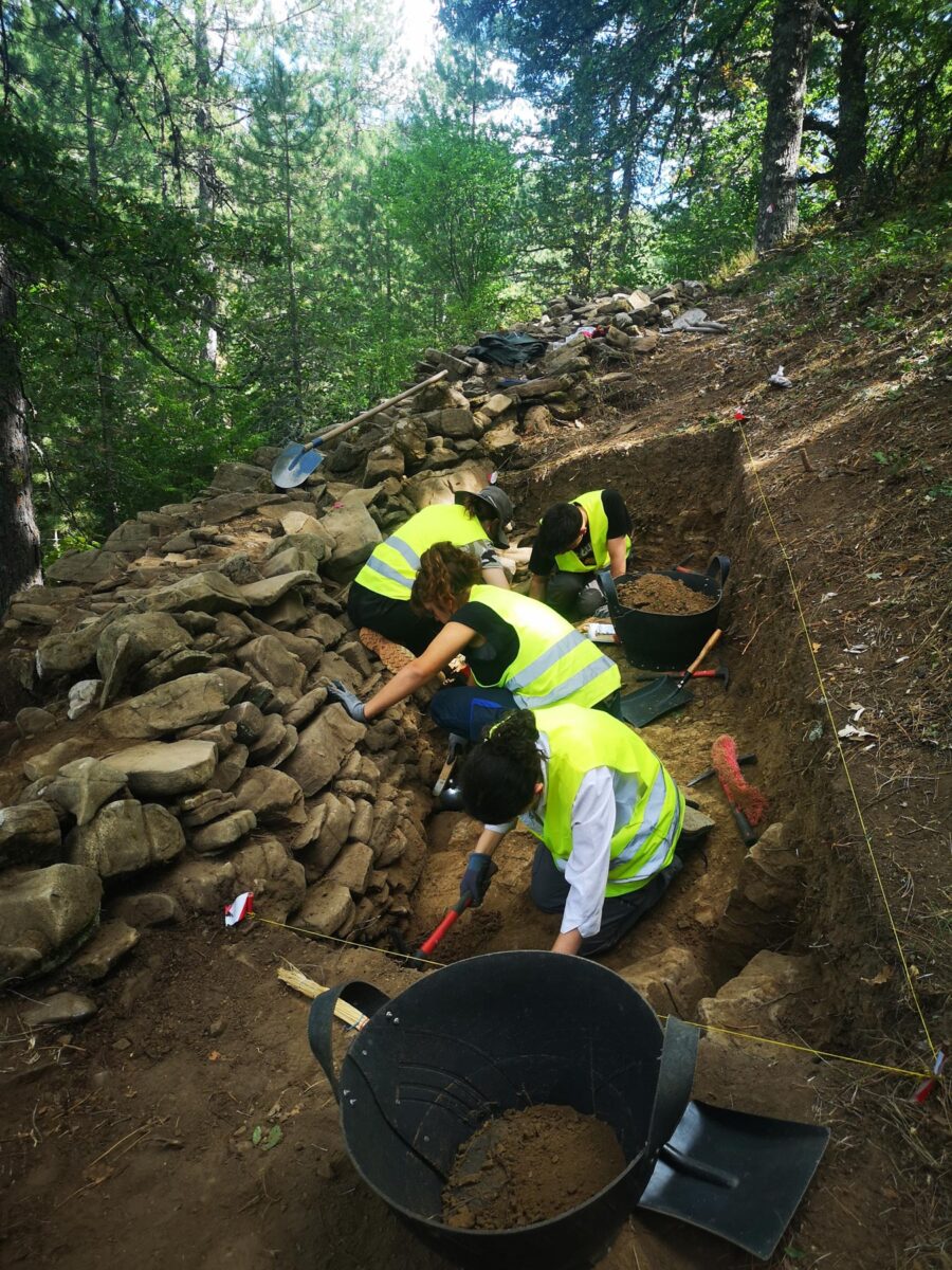 Εικ. 5. Δοκιμαστική τομή. Πηγή εικόνας: Αρχαιολογικό Πρόγραμμα Φιλιππαίων.