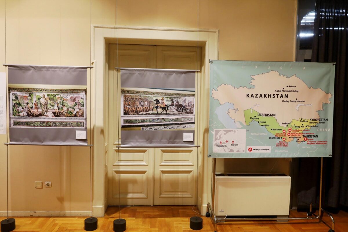 Άποψη της έκθεσης. Πηγή: ΑΠΕ-ΜΠΕ. Φωτ.: Π. Γαβριηλίδης.