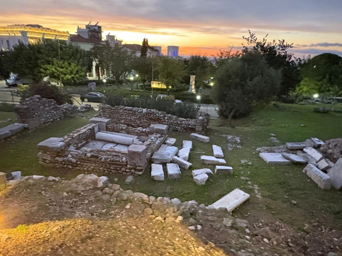 Ο αρχαιολογικός χώρος στο Ρωμαϊκό Ωδείο, στην Πάτρα. Πηγή εικόνας: ΥΠΠΟ.