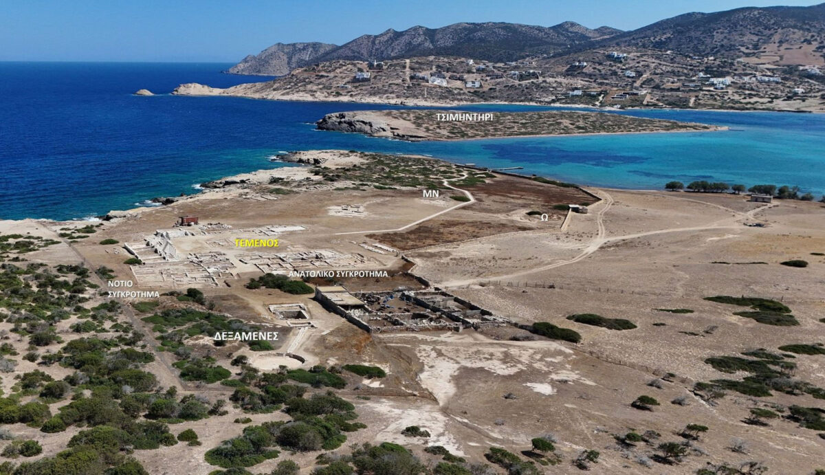 Εικ. 1: Αεροφωτογραφία της Θέσης Μάντρα, Δεσποτικό. Πηγή εικόνας: ΥΠΠΟ.
