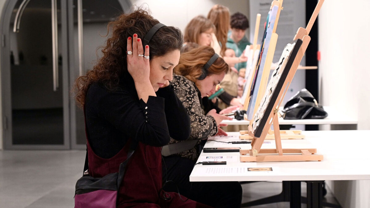 Από την έκθεση «Ένα ταξίδι στην απτική τέχνη». Φωτ.: Φάνης Λογοθέτης.