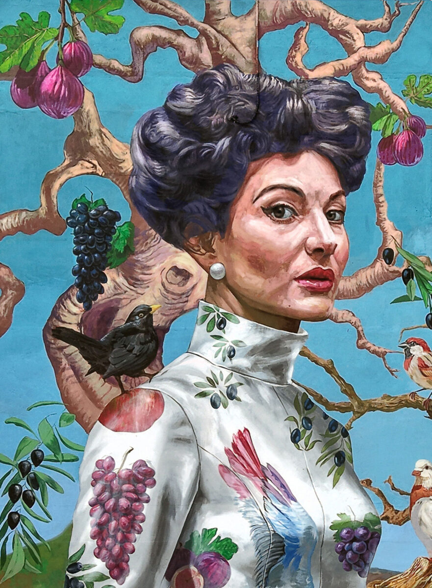 «Καλαμάτα», τοιχογραφία του Κλεομένη Κωστόπουλου (KLE). Πηγή εικόνας: Κ. Κωστόπουλος.