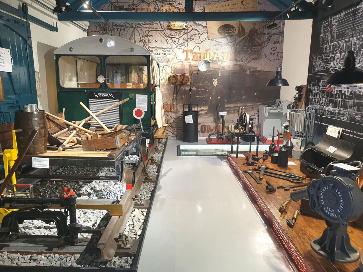 Στο «Μουσείο Τραίνων» της Δράμας. Πηγή εικόνας: ΑΠΕ-ΜΠΕ. 