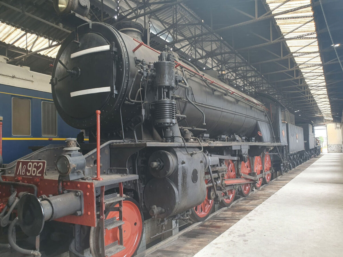 Στο «Μουσείο Τραίνων» της Δράμας. Πηγή εικόνας: ΑΠΕ-ΜΠΕ. 