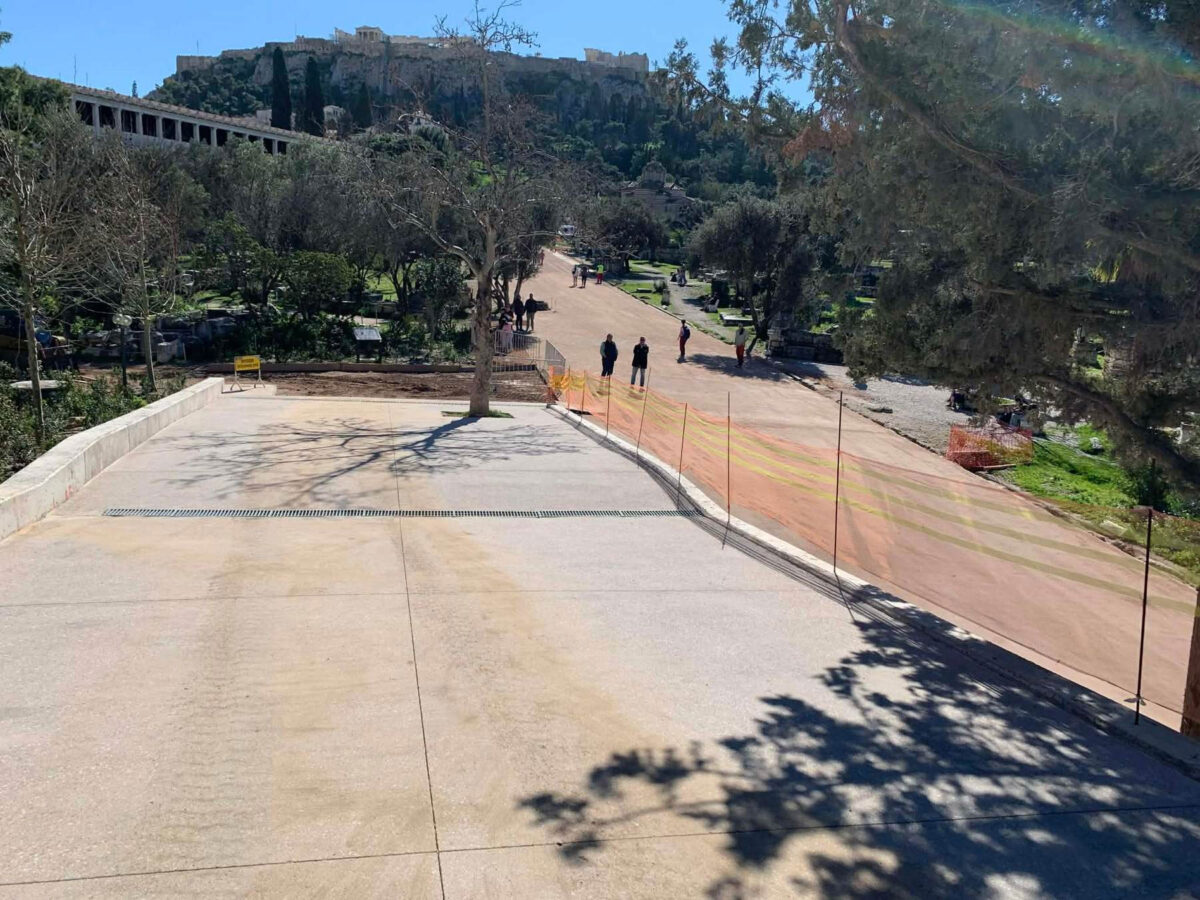 Η νέα είσοδος στον χώρο της Αρχαίας Αγοράς. Πηγή εικόνας: ΥΠΠΟ.