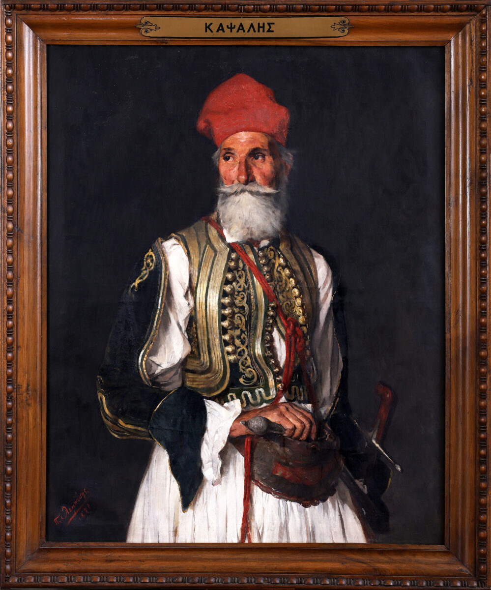Πολυχρόνης Λεμπέσης (1848-1913), «Χρήστος Καψάλης» (1881). ελαιογραφία, Εθνικό Ιστορικό Μουσείο.