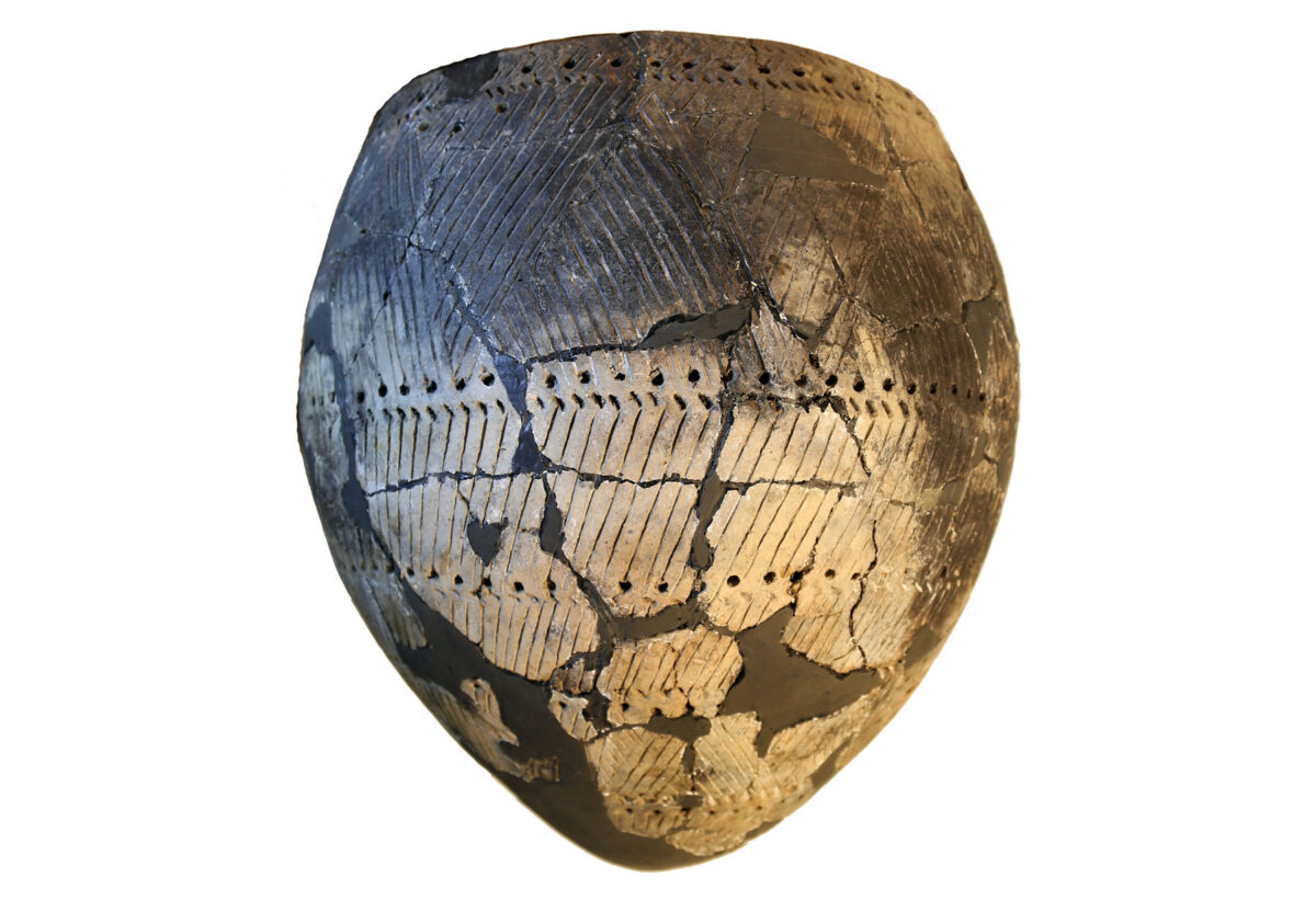 Μεσολιθικό αγγείο που αναλύθηκε στη μελέτη. Φωτ.: Lara González Carretero (CC-BY 4.0, https://creativecommons.org/licenses/by/4.0/). Πηγή εικόνας: ΑΠΕ-ΜΠΕ.