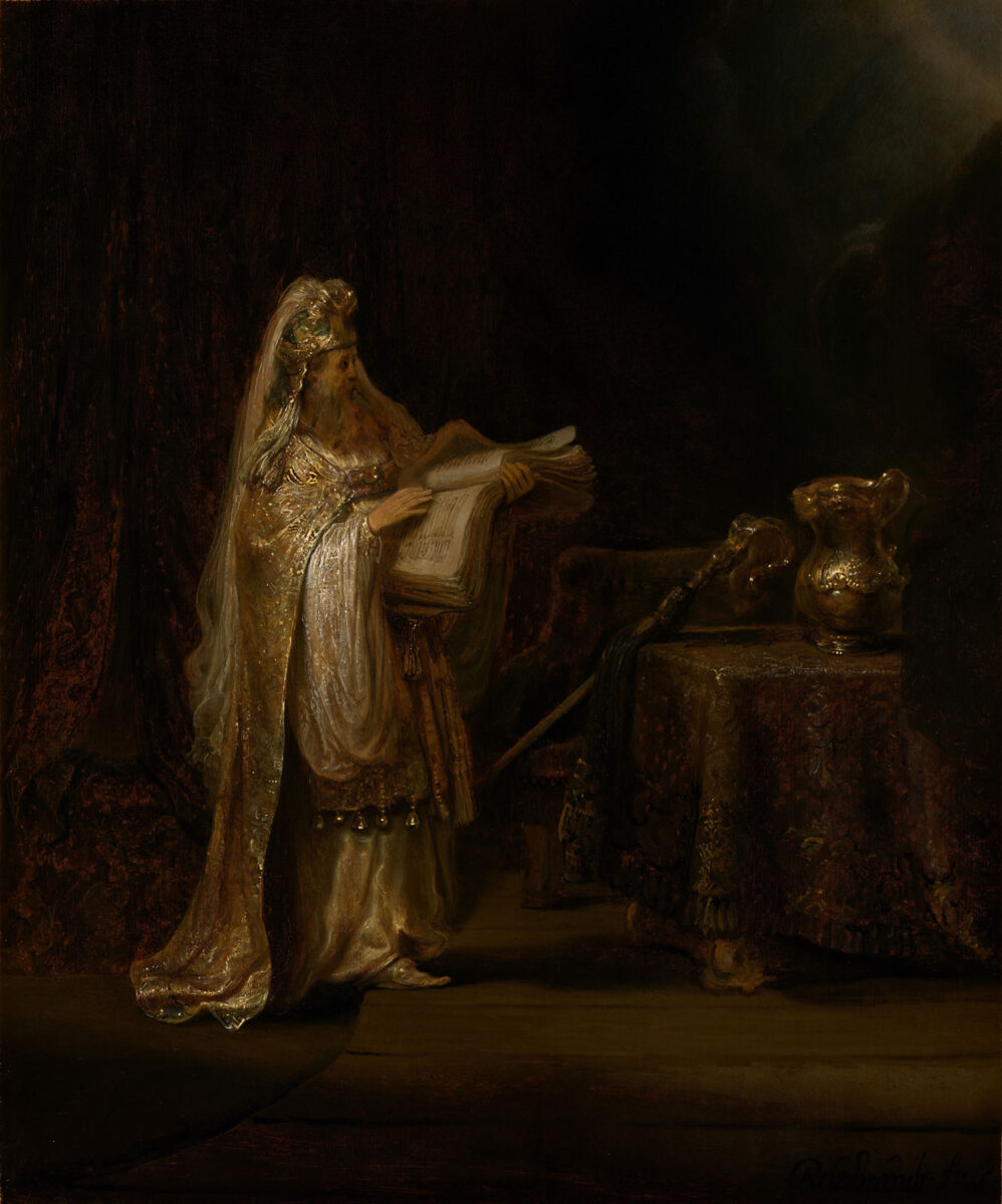 Rembrandt van Rijn, «Όραμα του Ζαχαρία στον ναό», 1633. Δάνειο από ιδιωτική συλλογή. Φωτ.: Rene Gerritsen. Πηγή εικόνας: Rijksmuseum.