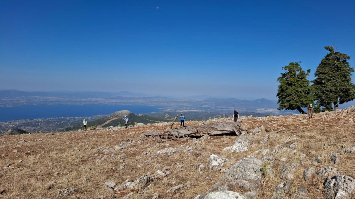 Επιφανειακή έρευνα στην κορυφή του Ευβοϊκού Ολύμπου. Πηγή εικόνας: ΥΠΠΟ.