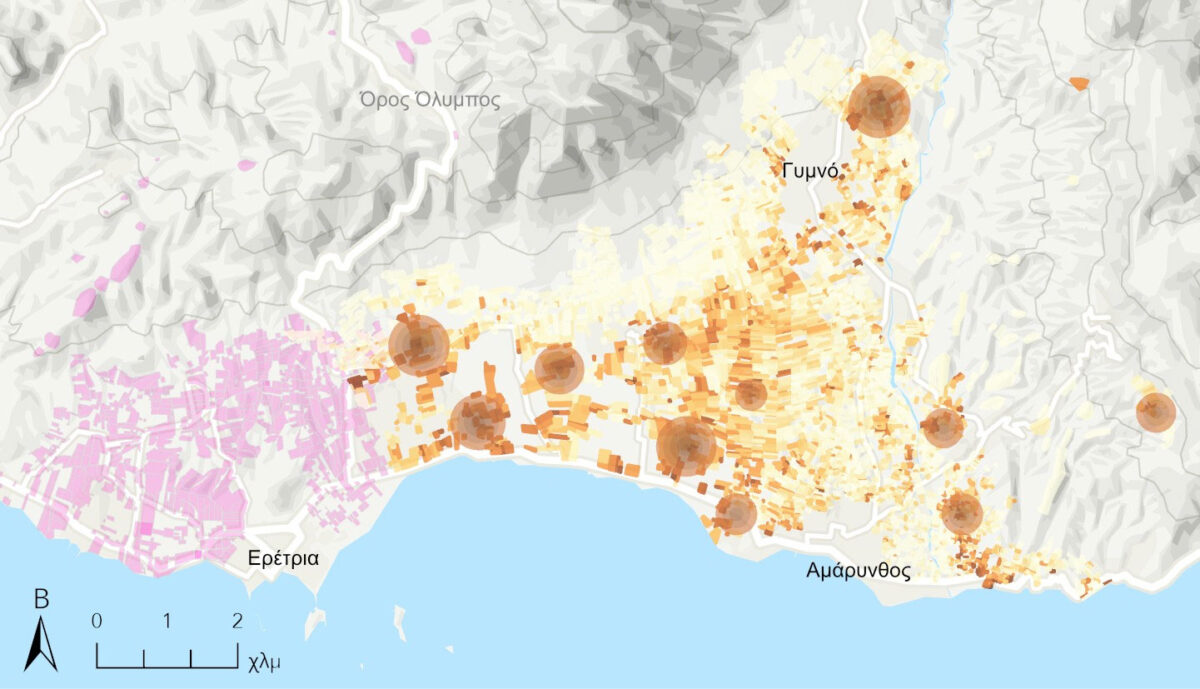 Χάρτης επιφανειακών ερευνών 2021–2025. Πηγή εικόνας: ΥΠΠΟ.