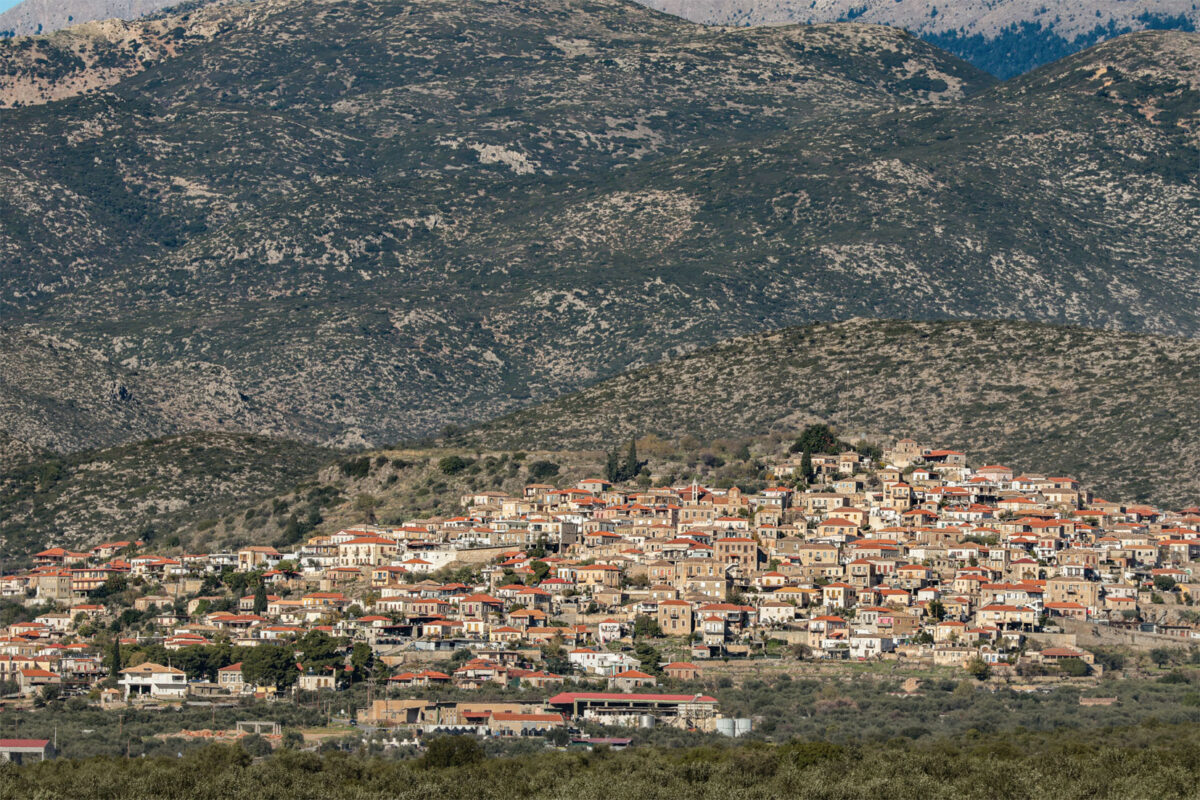 To Γεράκι Λακωνίας, στις πλαγιές του Πάρνωνα. Φωτ.: Αφροδίτη Βουλγαράκη.