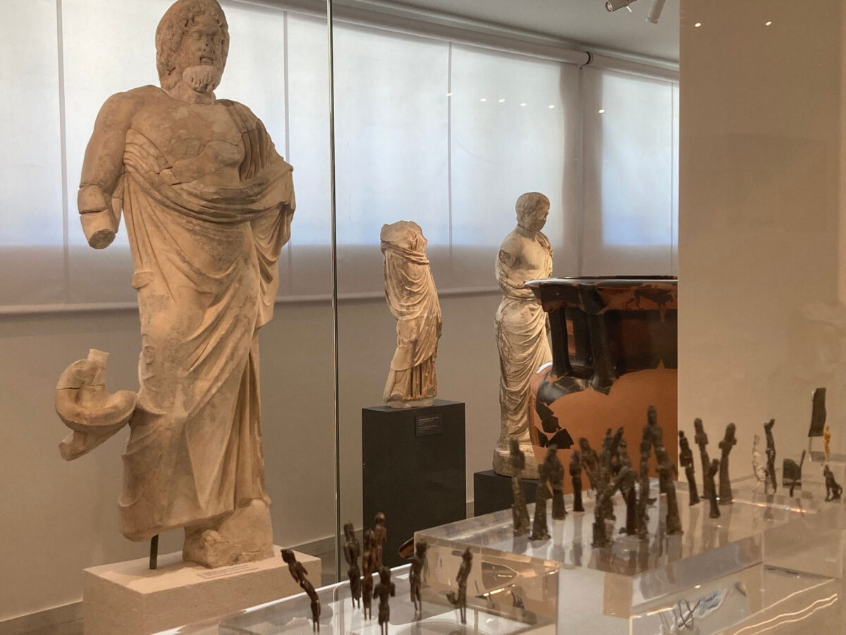 Άποψη της νέας μόνιμης έκθεσης στο Αρχαιολογικό Μουσείο Άργους. Πηγή εικόνας: ΥΠΠΟ.