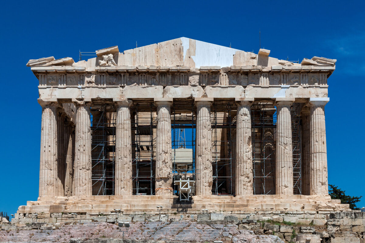 Το δυτικό αέτωμα του Παρθενώνα συμπληρώνεται έπειτα από 220 χρόνια. Πηγή εικόνας: ΥΠΠΟ.