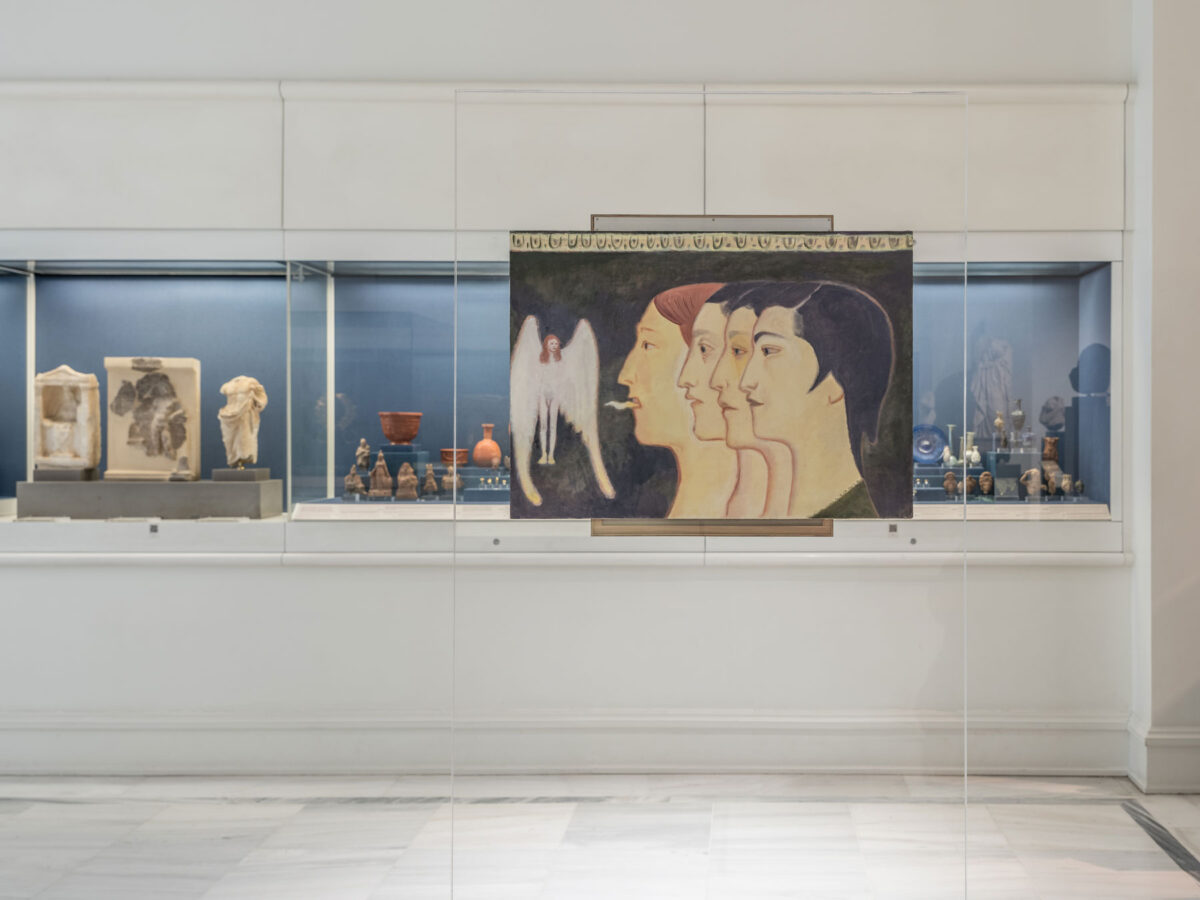 «Aleksandra Waliszewska: Η Εισβολή της Αρχαιότητας». Άποψη της έκθεσης που παρουσιάζεται στο Μουσείο Μπενάκη Ελληνικού Πολιτισμού. Πηγή εικόνας: Μουσείο Μπενάκη.