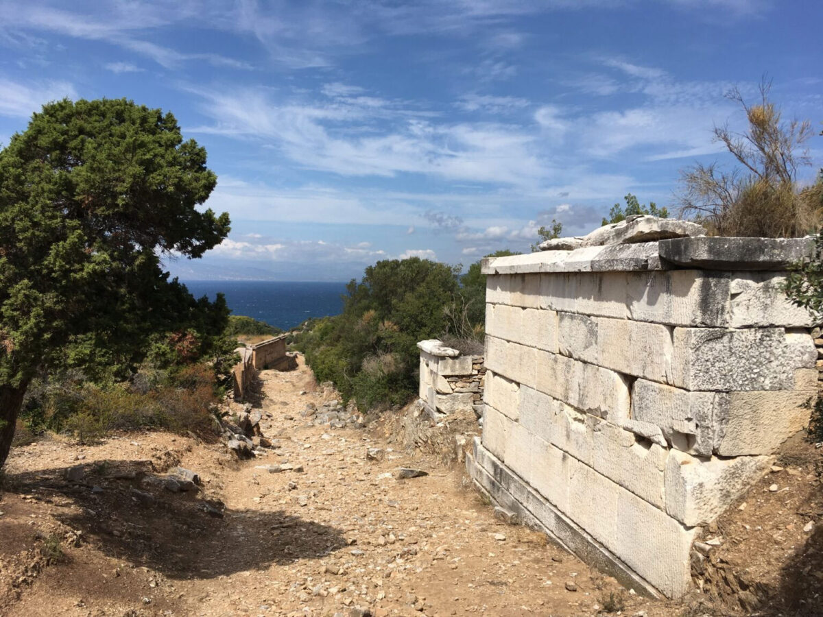 Η ταφική οδός. Πηγή εικόνας: ΥΠΠΟ.