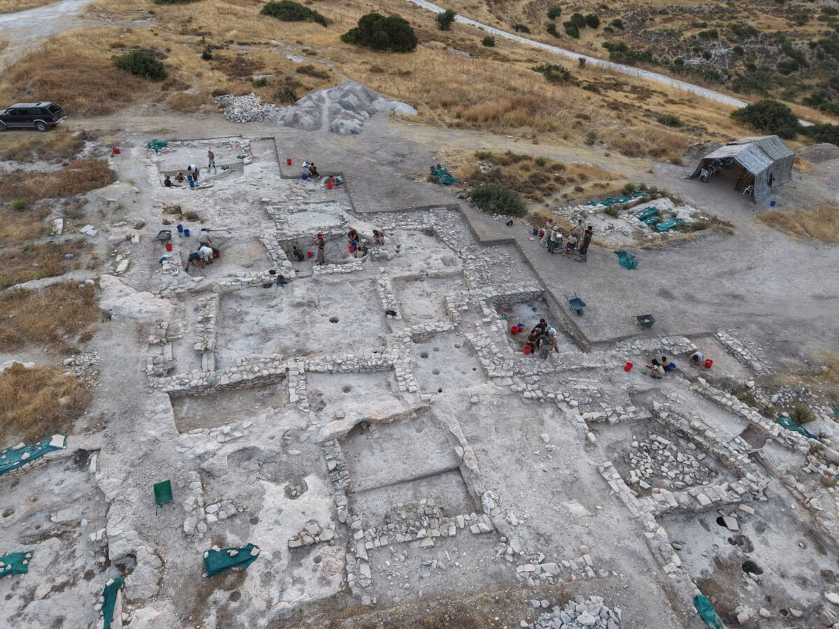 Άποψη της ανασκαφής. Πηγή εικόνας: Υφυπουργείο Πολιτισμού Κύπρου.