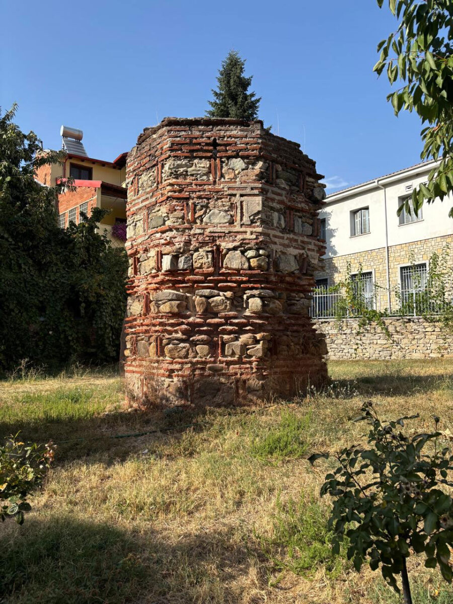 Τμήμα του μιναρέ του Ταρσί Τζαμιού. Πηγή εικόνας: ΥΠΠΟ.
